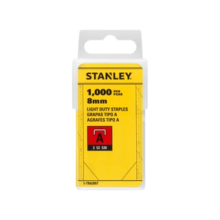 Stanley tűzőkapocs A típusú 8 x 11.3 mm - 1000db/doboz.