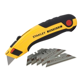 Stanley FatMax trapézpengés kés 5 db karbid pengével.