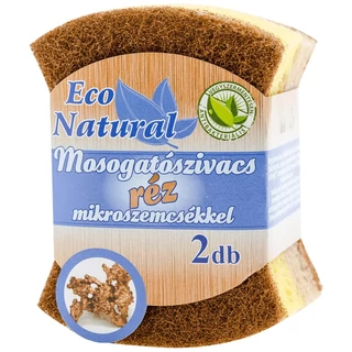  Eco natural mosogatószivacs réz mikroszemcsékkel - 2 db 