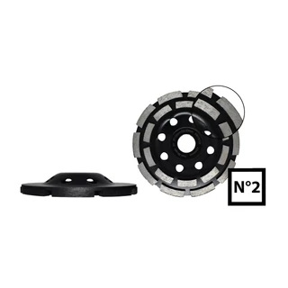 Gyémánt csiszolókorong 180x22mm két soros Abraboro (050718022002)