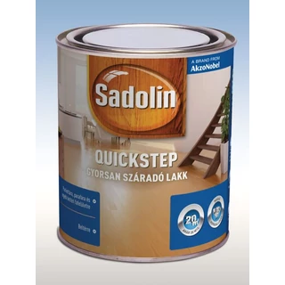 AKZO Sadolin Quickstep vizes bázisú, selyemfényű lakk  - 0.75 L