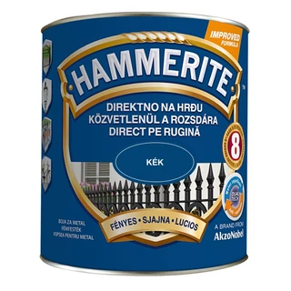 AKZO Hammerite fémfesték fényes, kék - 0.75 L