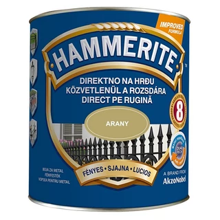 AKZO Hammerite fémfesték fényes, arany - 0.75 L