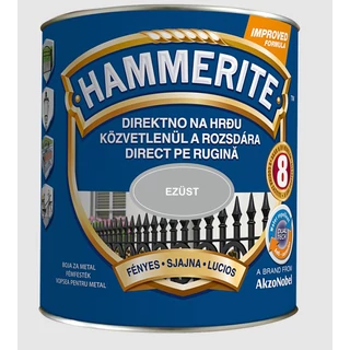 AKZO Hammerite fémfesték fényes, ezüst - 0.75 L