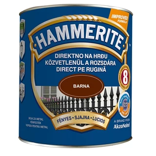 AKZO Hammerite fémfesték fényes, barna - 0.75 L