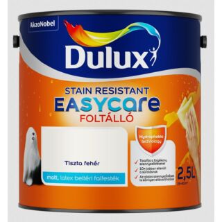 AKZO Dulux EasyCare foltálló falfesték tiszta fehér - 2.5 L