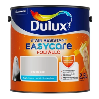AKZO Dulux EasyCare foltálló falfesték edzett acél - 2.5 L