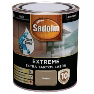 AKZO Sadolin Extreme selyemfényű lazúr, sonoma színben - 0.7 L