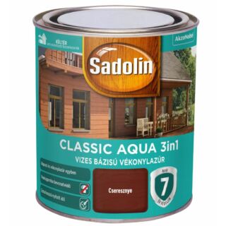 AKZO Sadolin Classic Aqua impregnálólazúr, cseresznye színben - 0.75 L