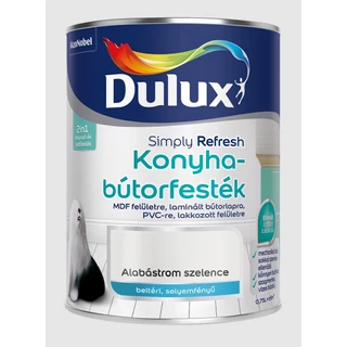 AKZO Dulux Simply Refresh konyhabútor festék Alabástrom szelence színű, 0.75 L-es kiszerelésben.