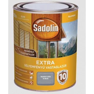 AKZO Sadolin Extra vastaglazúr, skandináv szürke - 0.75L