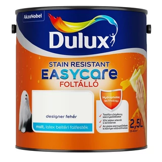 AKZO Dulux EasyCare foltálló falfesték designer fehér - 2.5 L