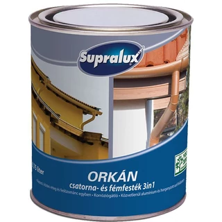 AKZO Supralux Orkán csatorna és fémfesték ezüst 0,75l