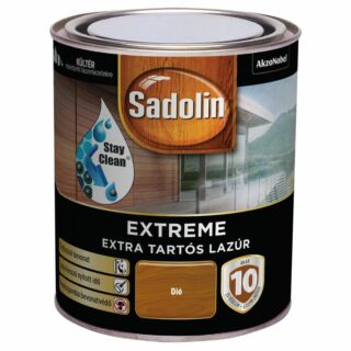 AKZO Sadolin Extreme selyemfényű lazúr, dió színben - 0.7 L