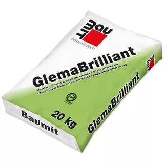 Baumit GlemaBrillant kültéri glett, 0-3mm - 20kg