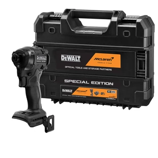 DEWALT DCF86MNT-XJ McLaren Design ütvecsavarozó akku és töltő nélkül, TSTAK kofferben