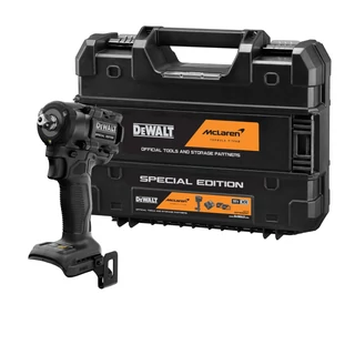 DEWALT DCF92MNT-XJ McLaren Design 1/2"-os ütve-csavarozó, akku és töltő nélkül, TSTAK kofferben.