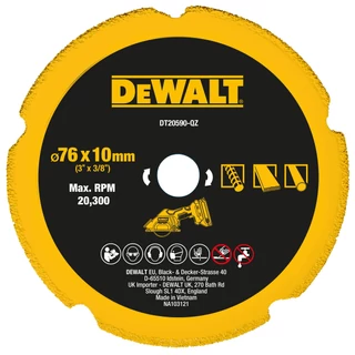 DEWALT DT20590-QZ univerzális gyémánttárcsa