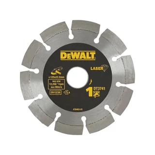 DEWALT DT3741-XJ Gyémánttárcsa építőanyagokhoz, betonhoz 125mm x 22.2mm