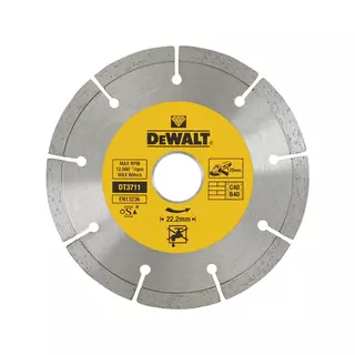 DEWALT DT3711-QZ Szegmentált gyémánt vágótárcsa 125mm x 22.2mm