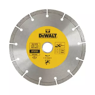 DEWALT DT3721-QZ Szegmentált gyémánt vágótárcsa 180mm x 22.2mm
