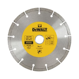 DEWALT DT3721-QZ Szegmentált gyémánt vágótárcsa 180mm x 22.2mm