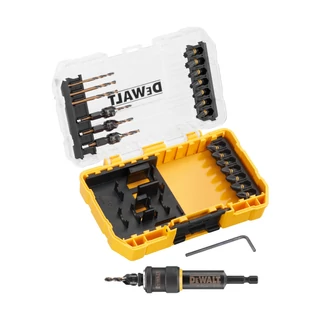 DEWALT DT70779T-QT FlexTorq előfúró és bitkészlet, adapterrel, TSTAK kompatibilis tokban. Bruttó: [PRICE]