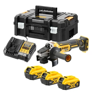 DEWALT DCG405P3-QW akkumulátoros lapos sarokcsiszoló
