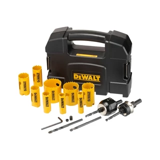 DEWALT DT90356-QZ körkivágó szett, speciálisan villanyszereléshez - 13 db-os kiszerelés. Bruttó: [PRICE]