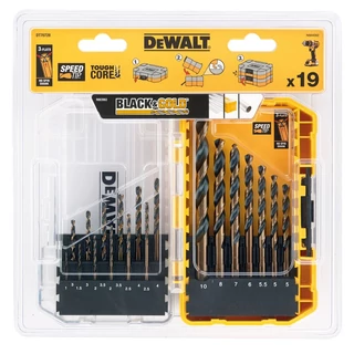DEWALT DT70728-QZ 19 db-os Black&Gold fúrószár készlet
