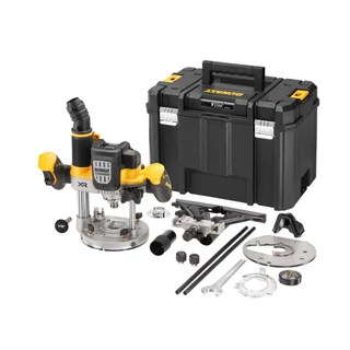 DEWALT DCW620NT-XJ 18V-os 12 mm felsőmaró, akku és töltő nélkül, TSTAK kofferben.
