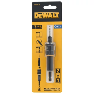 DEWALT DT70786-QZ előfúró-behajtó adapter 6-os furathoz, BLACK&amp;GOLD Series.