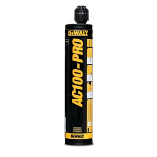 DEWALT AC100-PRO kétkomponensű, Vinylester-es betonragasztó, 300 ml-es kiszerelésben.