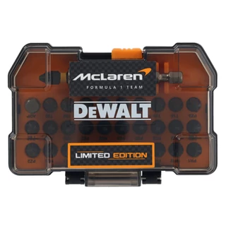 DEWALT DT70901T-QZ McLaren 32 darabos bit készlet, masszív tokban.