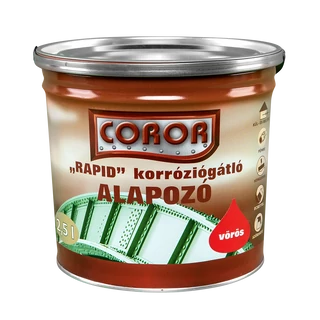 COROR Rapid Korróziógátló alapozó vörös - 2.5 L