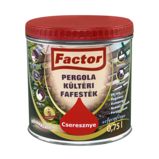 FACTOR Pergola Kültéri Fafesték cseresznye - 0.75 l