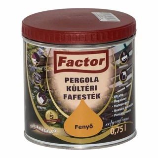  FACTOR Pergola Kültéri Fafesték fenyő - 0.75 l