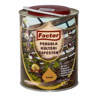 FACTOR Pergola Kültéri Fafesték fenyő - 2.5 l