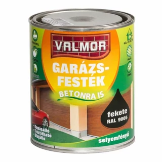 VALMOR Garázsfesték fekete Ral 9005 - 2.5 l