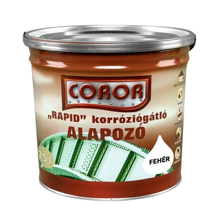 COROR Rapid Korróziógátló alapozó fehér - 2.5 L