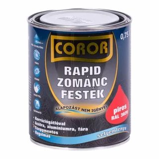 COROR Rapid Zománc piros Ral 3020 - 0.75 l