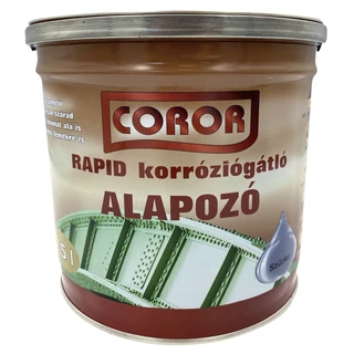 COROR Rapid Korróziógátló alapozó szürke - 2.5 L. Bruttó: [PRICE]