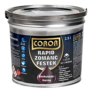 COROR Rapid Zománc csokoládébarna - 2.5 l