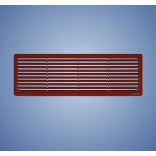 HACO ajtóba szerelhető szellőzőrács műanyag barna - VM 400 x 130 D H