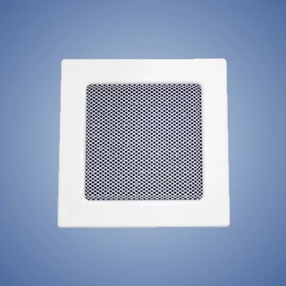 HACO lakkozott fém szellőzőrács - fehér LKM 170 x 170 B
