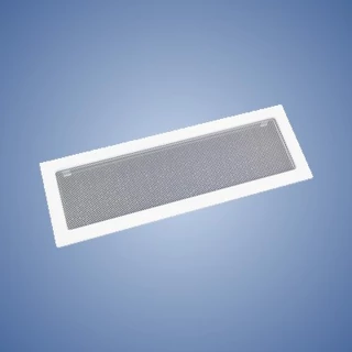 HACO lakkozott fém szellőzőrács - fehér LKM 170 x 490 B