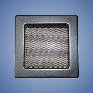 HACO lakkozott fém szellőzőrács - szürke LKM 170 x 170 G