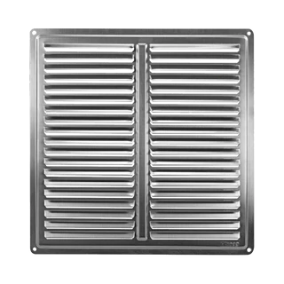 HACO rozsdamentes acél szellőzőrács-takaró - NVM 250 x 250 K