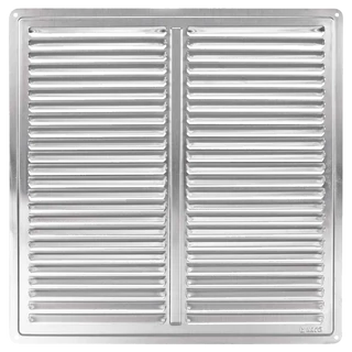 HACO rozsdamentes acél szellőzőrács-takaró - NVM 300 x 300 K
