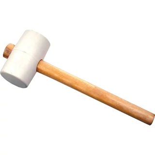 Gumikalapács 90mm fehér, fa nyéllel Picard (2510721-4)